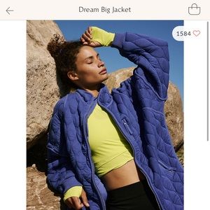 Free people “dream big” jacket